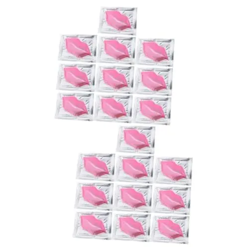 Produktbild: DOITOOL 30 Stk Peeling-lippenmaske Collagen-lippenpad Collagen-gesichtsmaske Lippenpflegeprodukte Lippenmasken Für Trockene Lippen Feuchtigkeitsspendend Rosa Kollagenmaterial Haut Fräulein