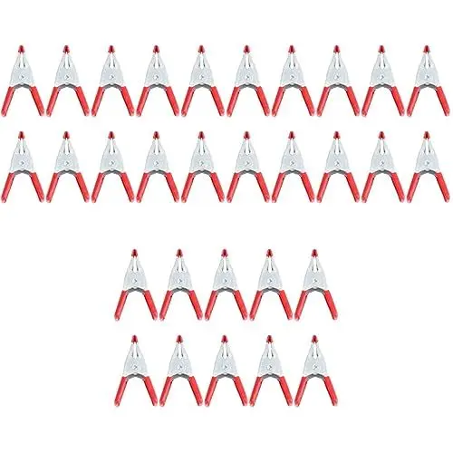 Produktbild: DOITOOL 3 Sätze Starke Krokodilklemmen Aus Kohlenstoffstahl Federklemmen Zeltklemme Multifunktional Für Den Außenbereich Camping Heimgebrauch 5 1 Cm 10 Stück * 3