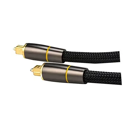 Produktbild: DOITOOL Optisches Audiokabel 3 Meter Audiokabel Reine Kupferbeschichtung Anschlüsse Einfaches Design