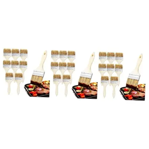Produktbild: DOITOOL 3 Sätze Pinselschwein Bastelpinsel Mischpinsel Für Die Kartenherstellung Saucenbürsten Kuchen Backpinsel Bbrush Bbrusch - Pinsel Chip-bürste Reinigungsbürste Hölzern 10 Stück * 3