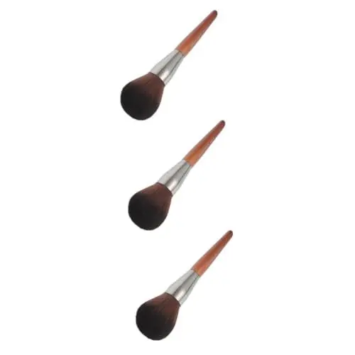 Produktbild: DOITOOL 3 Stk Große Lose Malerei Pinsel Für Make-up Make-up-puderpinsel Reinigungsgeräte Gesicht Reinigungswerkzeug Lose Bürste Werkzeugbürste Überdimensioniert Holzgriff