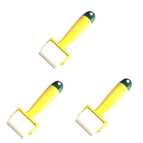 Produktbild: DOITOOL 3 Stück Werkzeug Kunststoff Wandaufkleber Roller Flachdruck Ideal Für Pvc Vliesfolie Wandreparaturkleister Tapetennaht Tapetenroller