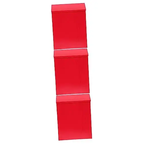 Produktbild: DOITOOL 3 Stück Briefkasten Dekor Paket Outdoor Edelstahl Post Wand Briefhalter Briefe Zeitungsboxen Für Außerhalb Europäische Combox-Briefkästen Briefbehälter Privater Briefbehälter