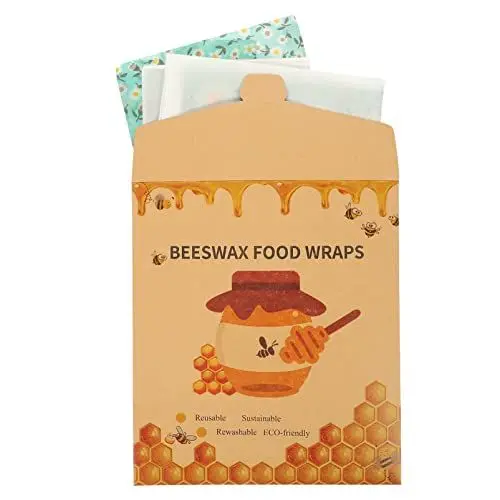 Produktbild: DOITOOL 3st Bienenwachs Wickeln Bio-käse Lebensmittelverpackung Bienenwachstücher Für Lebensmittel Käsewachs Bienenwachsfolie Für Lebensmittel Bienenwachsflocken Sandwich Bienenwachs