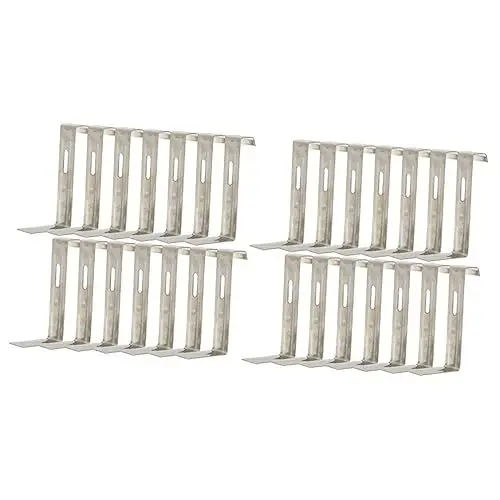 Produktbild: DOITOOL 40 Stk Clip-ersatz Reparieren Eiserner Dachclip Festes Werkzeug Für Dachziegel Dachziegelclips Abstandshalter Für Fliesen Dachclips Eisen Keramikfliesen Rutschfester Haken