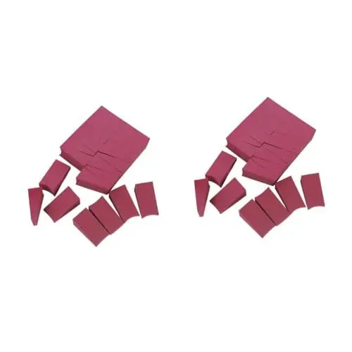 Produktbild: DOITOOL 2 Sets Make-up Erstellen Nicht-latex Wiederverwendbare Gesichtsschwämme Make-up-puff Schwamm Puff Weinrot Für 24 Stück * 2