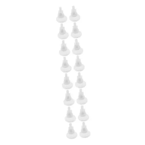 Produktbild: DOITOOL 4 Sätze Wc Sitz Schraube Toilettendeckel Ersatzteile Toilettendeckel Befestigung Sitzschrauben Bolzenabdeckungen Schraubkappen Runde Toilettenriegelabdeckungen Abs Weiß 4 Stück * 4
