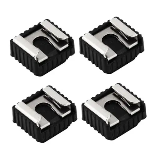 Produktbild: DOITOOL 4pcs Birne Adapter Lampe Konverter Flash Licht Clamp für Kamera Zubehör Tasche