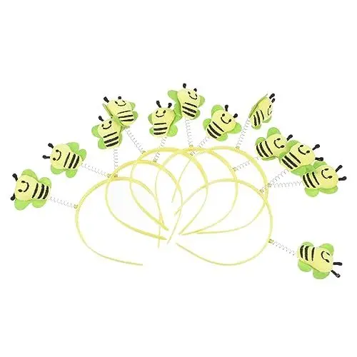 Produktbild: DOITOOL Dekorative Haarreifen in Bienenform 6er-pack Gelbe Party-stirnbänder Für Jungen Und Mädchen Für Cosplay Und Festliche Kleidung