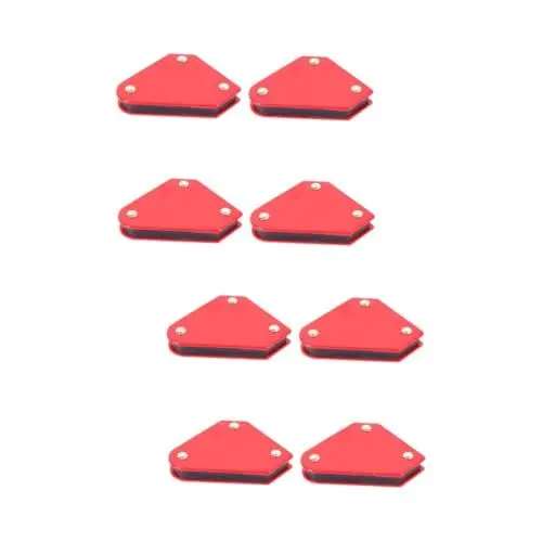 Produktbild: DOITOOL 8 Stk Mini-magnete Werkzeugmagnet Schweißmagnete Starker Halt Magnetisches Schweißquadrat Magnetischer Schweißpfeil Magnetischer Schweißhalter Zubehör Kasten