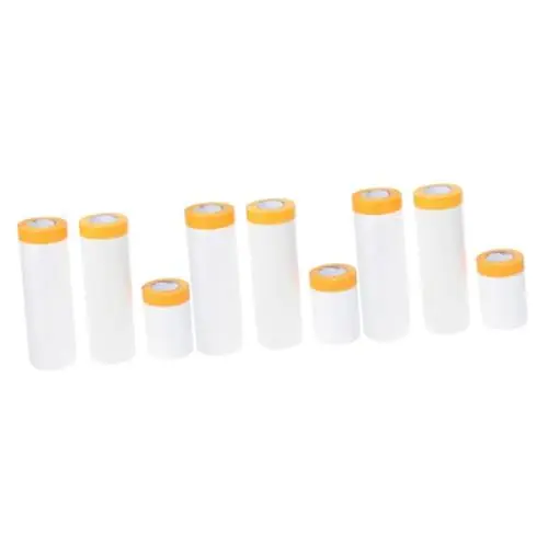 Produktbild: DOITOOL 9 Rollen Sprühschutzfolie Abdeckfolie Automatisches Abdeckpapier Abdeckpapier Zum Lackieren 20 Meter Abdeckpapier Klebefolie