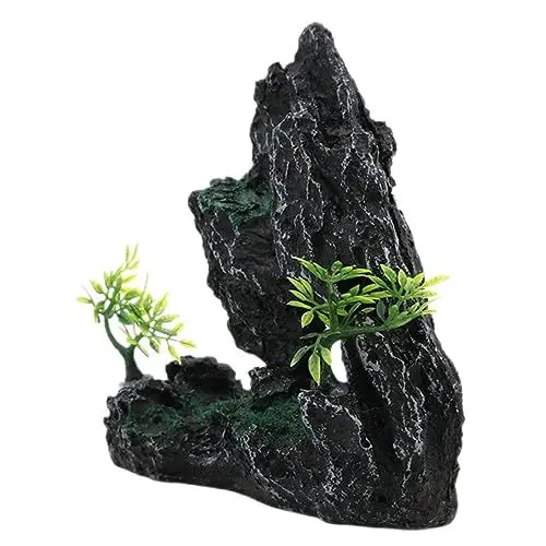 Produktbild: DOITOOL Aquariumdekorationen Kompaktes Aquariumdekor Heimzubehör Lebendige Steingartenstatue Lavasteine Im Aquarium Zubehör Für Aquarien Felsenversteckhöhle Ornamente Empfindlich Harz