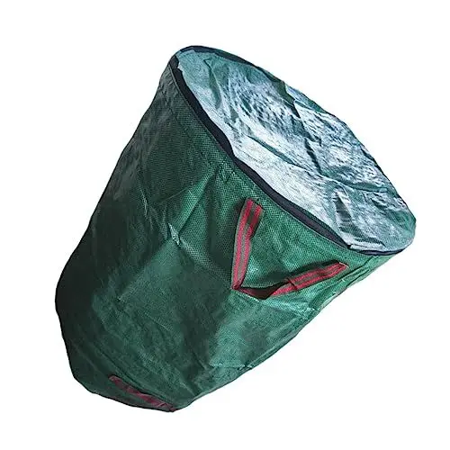 Produktbild: DOITOOL Blattbeutel Gartenabfallbehälter Garten Müllsack Mülleimer Für Gartenabfälle Schutt Eimer Große Tüte Für Gartenabfälle Abfallsäcke Mit Deckel Pp Muschelschale Große Kehrschaufel
