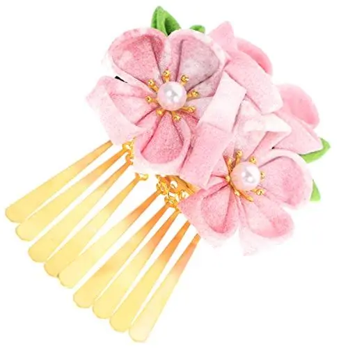 Produktbild: DOITOOL Authentische Japanische Haarspangen Blumen-haarspangen Für Haarschmuck Ideal Für Kimono Fotografie