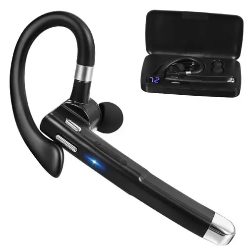 Produktbild: DOITOOL Business Over The Ear Headsets Ohrhörer Wasserdicht Batterie Schwarz
