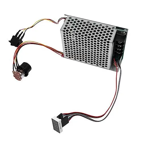 Produktbild: DOITOOL Drehzahl Regler Für Gleichstrom Motoren Controller Wechseln Drehzahlregler Für Gleichstrommotoren Dc-motorsteuerung Dc-controller 40a Zweiwege Geschwindigkeitsmesser Metall