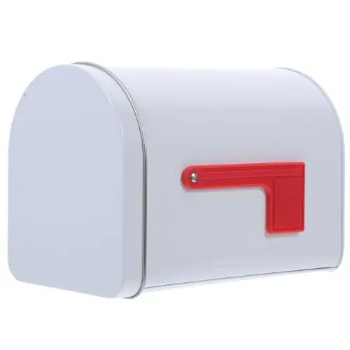 Produktbild: DOITOOL Geschenkbriefkasten Weißblechbriefkasten Weißblech Spielzeugbriefkasten Puppenhausbriefkasten Spielbriefkästen Kinderbriefkasten Kleiner Briefkasten Große Briefkästen Für Draußen