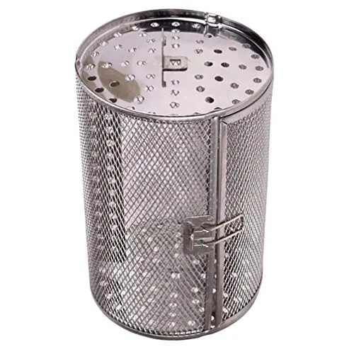Produktbild: DOITOOL Grillkäfig Drehspieß Backofen Bratenkorb Backkäfig Minibackofen Korb Mit Pommes Frites BBQ Rotisserie Korb Grillen Korb Mit Erdnussbohnen Öl Grillwerkzeug Rotieren Universal-