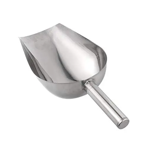 Produktbild: Edelstahl groß Metall Wasserschöpfer für Mehrzweck für Süßigkeiten Küche Party Hochzeit Haustier Tier