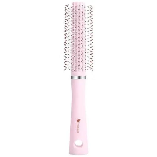 Produktbild: DOITOOL Rundbürste Zum Föhnen, Wildschweinborsten Rundhaarbürste Mit Holzfass, Große Runde Stylingbürste Für Frauen Und Männer, Glätten, Locken, Hinzufügen Von Haar Volumen Und Glanz (2.8 Inch)