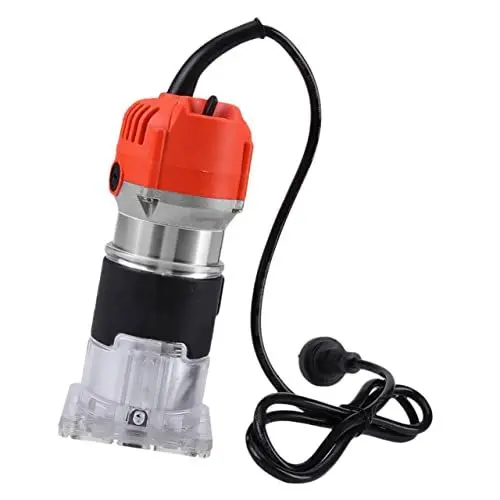Produktbild: DOITOOL Holzkreismaschine Gravurmaschine Holzschlitzwerkzeuge Elektrischer Holz Trimmer Holzlaminator Holzroute Werkzeug Rot