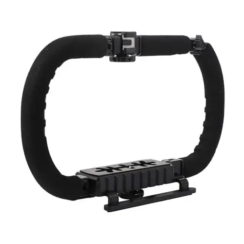 Produktbild: DOITOOL Stabilisator-Kamera-Rig Für Video-Rig Camcorder Telefonständerhalter 3 Blitzschuh-anschlüsse Und Verriegelungsmechanismus