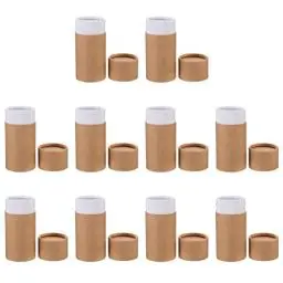 Produktbild: DOITOOL Kartonrohr Leere Kraftpapier R?hrchen Kartonboxen- 10 Stücke ?therische ?lflasche Verpackungsbox Papier Tube Verpackungsbox 100 Ml Papierk? für Tee Papprohr Verpackung