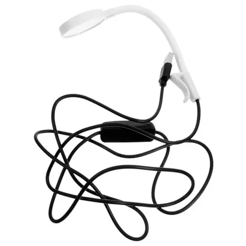 Produktbild: DOITOOL Kleines Aquarium Licht -beleuchtungstank Mini-usb-clip-on-licht Licht Für Meerwasseraquarien Aquarium Bepflanzte Cliplampe Aquariumlampe Plastik Wasserdicht Algenlampe Weiß