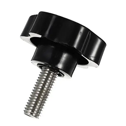 Produktbild: DOITOOL Klemmschraube Knopf T Schienenbolzen Spuren T Schienenklemme Klemmknopfgriff T Spurbolzen Gewinde Für Sterngriffe Schirmständerteile Schrauben Und Muttern Abs Handfest