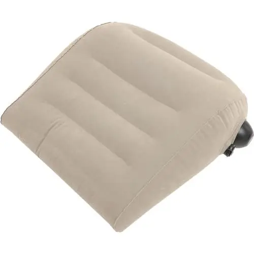 Produktbild: DOITOOL Aufblasbares Lendenkissen FüR BüRostuhl & Sofa - Ergonomisches RüCkenstüTzkissen, Hellgrau, Tragbares Pvc RüCkenkissen Mit Aufbewahrungstasche FüR Zuhause Und Reisen