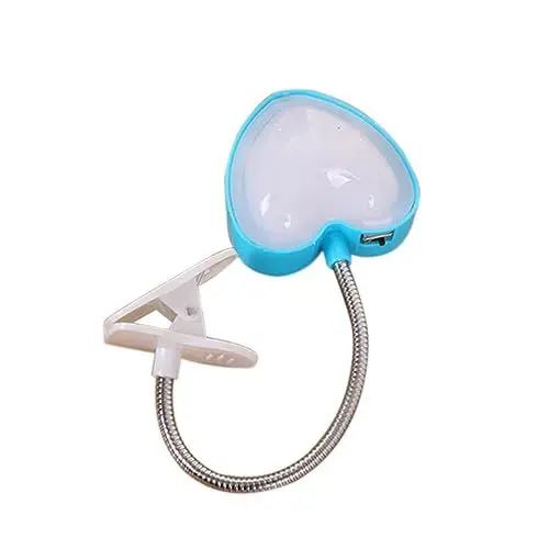 Produktbild: DOITOOL Leselampe Mit Clip -schreibtischlampe Für Die Augenpflege Wiederaufladbare Tischleuchte Mini-klemmlampe