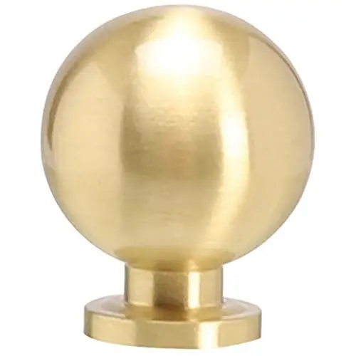 Produktbild: DOITOOL Messing Kommode Knopf Schrank Knöpfe Runde Kugel Knöpfe Schublade Knöpfe Küche Hardware Schrank Ziehen Kleiderschrank Türgriff Für Kommode Schrank Golden