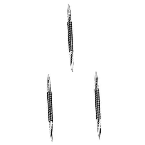 Produktbild: DOITOOL Nagelzieher 3st Frühlingspunsch r Kleiner Nagelsetzer Federnagel Markanter Schlag Werkzeuge Zum Entfernen Von Türstiften Nägel Hardware Handnagler Nägel Schlagen Nähmaschine Stahl