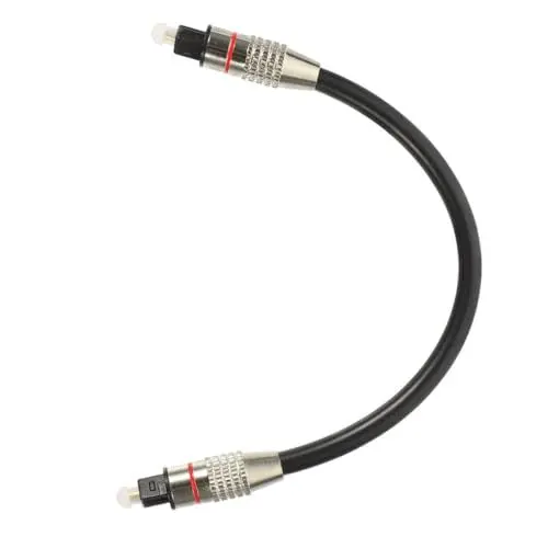 Produktbild: DOITOOL Optisches Audiokabel Optisches Kabel Faserstecker Auf Steckerkabel Kabel Von Stecker Zu Stecker Glasfaser-audiokabel Ersatzkabel Digitales Audiokabel Black Pmmc-faser