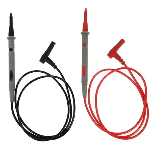 Produktbild: DOITOOL Multimeter-test Prüfspitzenpaar 105 Cm Kabel Grau Silikon Cat Iii 1000 V 10 A Ohne Griff Für Multimeter-tester