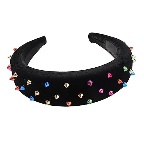 Produktbild: DOITOOL Stirnband Haar-accessoire Für Frauen Und Mädchen Breites Haarband Aus Schwamm Für Den Alltag Und Besondere Anlässe Zufällige Farbe