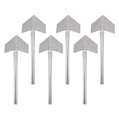 Produktbild: DOITOOL T-Werkzeug 6 Stück Interner Dekorativer Griff Beton Grad Wand Stein Metall Rechts Innen Schaber Ecke Garten Putz Kitt Edelstahl Innenputz Re Messer Trockenbau Kelle