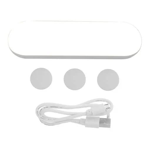 Produktbild: DOITOOL Nachtlicht Schreibtisch Lampe Touch Control Studie Licht für Mount Wohnheim Lampe Latte Licht