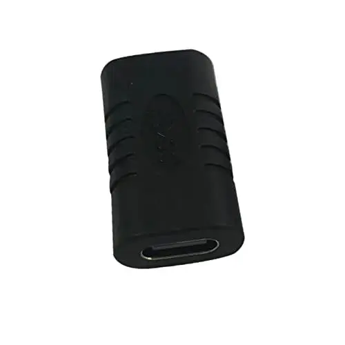 Produktbild: UPKOCH USB 3.1 Typ-c Buchse auf Buchse Adapter für Laptop Tablet Telefon Erweiterungsadapter Speicherkartenanschluss Aluminiumlegierung Schwarz