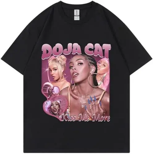 Produktbild: DOJA CAT RNB Rap Men T-Shirt Mens Black T-Shirt XL