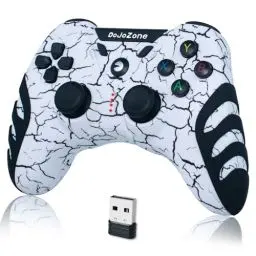 Produktbild: DoJoZone PC Controller Wireless, PS3 Controllers Gamepad PC mit Hall Effect Joysticks/Vibration, 2,4G Gaming Controller für Windows 11/10/8/7, PS3, Android TV/TV Box, Laptop, Steam, Raspberry Pi