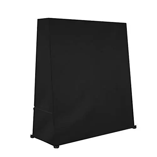 Produktbild: Dokon Abdeckung für Tischtennisplatte, Wasserdicht, Winddicht, UV-Beständiges, Schwerlast Reißfest 600D Oxford Gewebe Tischtennisplatte Schutzhülle (165×70×185cm) - Schwarz