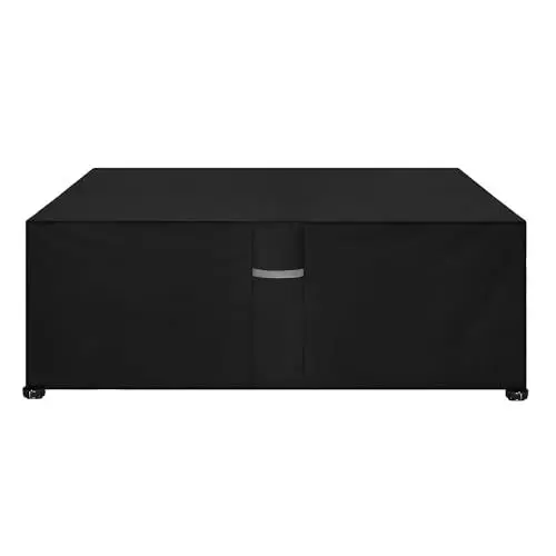 Produktbild: Dokon Gartenmöbel Abdeckung Wasserdicht Schwerlast 600D Oxford Gewebe Gartentisch Abdeckplane Winterfest Winddicht UV Beständiges Schutzhülle für Loungemöbel Möbelsets Sitzgruppe (200x100x75cm)