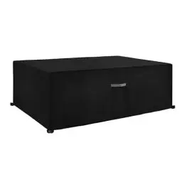 Produktbild: Dokon Gartenmöbel Abdeckung Wasserdicht Schwerlast 600D Oxford Gewebe Gartentisch Abdeckplane Winterfest Winddicht UV Beständiges Schutzhülle für Loungemöbel Möbelsets Sitzgruppe (160x130x75cm)