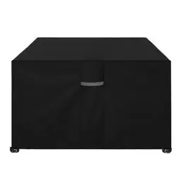 Produktbild: Dokon Gartenmöbel Abdeckung Wasserdicht Schwerlast 600D Oxford Gewebe Gartentisch Abdeckplane Winterfest Winddicht UV Beständiges Schutzhülle für Loungemöbel Möbelsets Sitzgruppe (90x90x90cm)