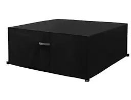Produktbild: Dokon Gartenmöbel Abdeckung Wasserdicht Schwerlast 600D Oxford Gewebe Gartentisch Abdeckplane mit Belüftungsöffnungen Winddicht UV Beständiges Schutzhülle für Loungemöbel Sitzgruppe (250x250x90cm)