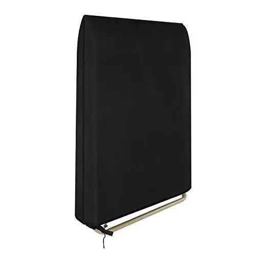 Produktbild: Dokon Lafuma Klappbar Relax-Liegestuhl Abdeckung, Wasserdicht, Winddicht, UV-Beständiges, Schwerlast 600D Oxford Gewebe Schutzhülle für Gartenliege Sonnenliege Relaxliegen (96x84cm) - Schwarz