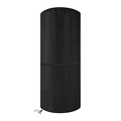 Produktbild: Dokon Wetterschutzhülle für Enders Polo 2.0 Terrassenheizer, Heizpilz, Reißfest 600D Oxford Gewebe Wasserdicht, Winddicht, UV-Beständiges, Heizstrahler Abdeckung, Outdoor (50x50x120cm) - Schwarz