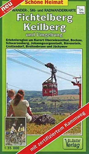 Produktbild: Doktor Barthel Wander- und Radwanderkarten, Wanderkarte und Radwanderkarte 'Die 1000er im Erzgebirge': Erlebnisregion um Kurort Oberwiesenthal, ... Breitenbrunn und Jachymov (Schöne Heimat)
