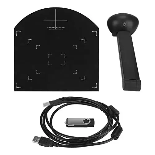 Produktbild: Dokumentenkamera-Scanner, Tragbarer 5 MP 2592 X 1944 USB-Buchscanner mit LED-Licht, OCR-Technologie, Faltbares Design, für Büro, Bibliothek, Schule, Unterricht, Notizen, Bilder,